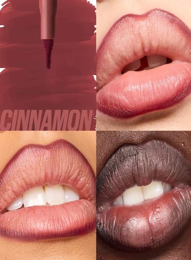 Huda مُلوّن شفاه هدى بيوتي - لون القرفة (بني طوبي) 0.03 أونصة سائلة - Image 2